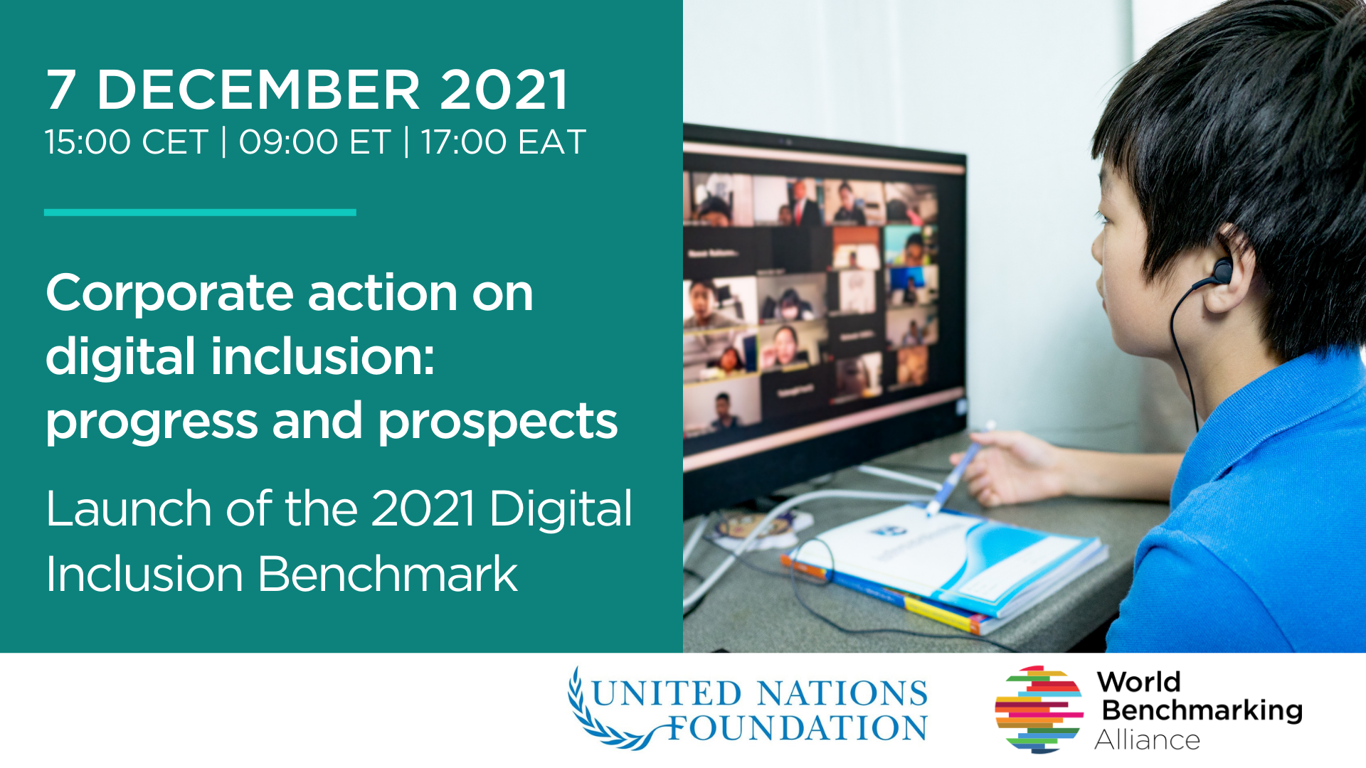 Virtual launch of the 2021 Digital Inclusion Benchmark World