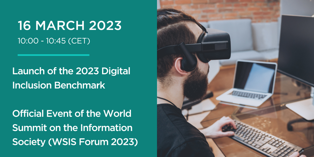 Launch of the 2023 Digital Inclusion Benchmark at World Summit on the